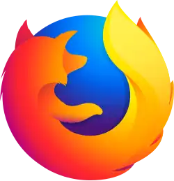 Logo used from Firefox 57 to Firefox 69