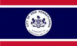 Flag of Erie, Pennsylvania