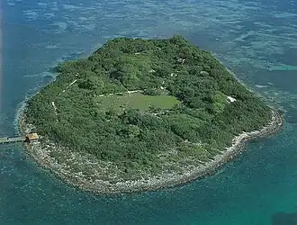 The island of Indian Key where the settlement was located