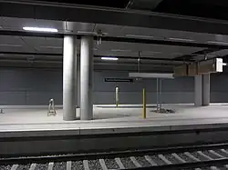 Platform track 2 and sign