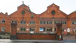 Former tram and bus depot, St James Road, derelict from 2013