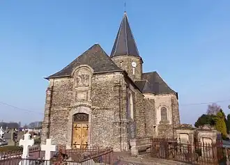 The church in Saint-Paul-du-Vernay