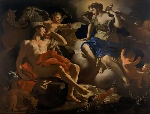 Francesco Solimena , Diana and Endymion , 1705–1710