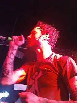 Francis Mark performing at Underground in Cologne, Germany on January 30, 2008