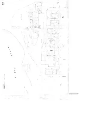 1914 map of Arthur Head area shows the Tram Workshops on High Street, including the tracks