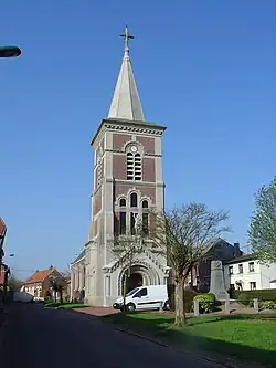 The church of Fresnoy-en-Gohelle