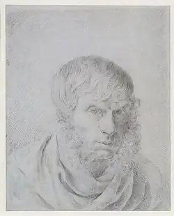 Caspar David Friedrich, self portrait, age thirty-six, 1810