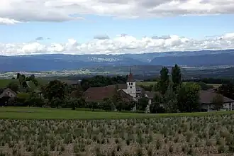 Frienisberg village in Seedorf municipality