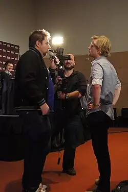 Patrick Klepek, Jeff Gerstmann, Vinny Caravella and Drew Scanlon at PAX East 2014