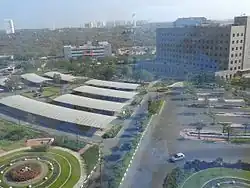 Skyline of Gachibowli from ICICI Bank Towers