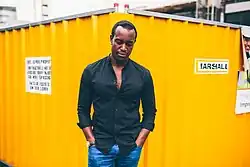 Newsreader Gamal Fahnbulleh pictured in Manchester, UK in May 2016