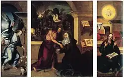 Garcia Fernandes, Triptych of the Apparition of Christ to the Virgin, 1531, 98,5 x 123,5&nbsp;cm