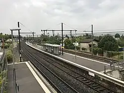 Tracks and platforms.