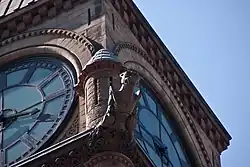 Replica gargoyles at Old City Hall, Toronto