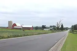 Farmland along Austin Road