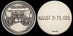 Image 64Fliteline medallion of Gemini 5, by Fliteline (from Wikipedia:Featured pictures/Artwork/Others)