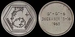 Image 86Fliteline medallion of Gemini 6A, by Fliteline (from Wikipedia:Featured pictures/Artwork/Others)