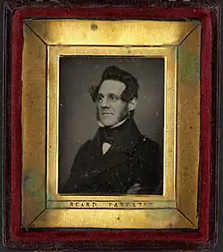 Portrait of George Thompson, who spoke at Julien Hall, 1835