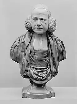 Bust of the Methodist preacher George Whitefield (d. 1770), c. 1790, 12 1/2 in. (31.8&nbsp;cm)