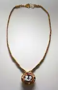 Necklace with Relief Pendant