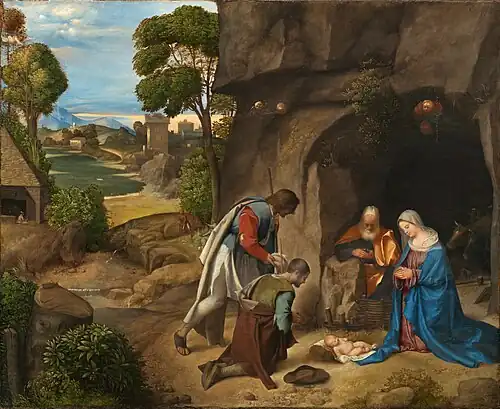 Giorgione, Adoration of the Shepherds, c.&nbsp;1500