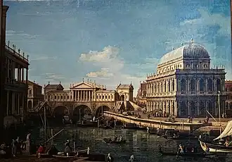 Capriccio with Palladian buildings, c.1756-59