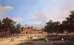 ondon – the Old Horse Guards and Banqueting Hall, from St James's Park