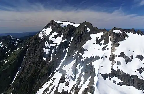 Aerial view from ESE