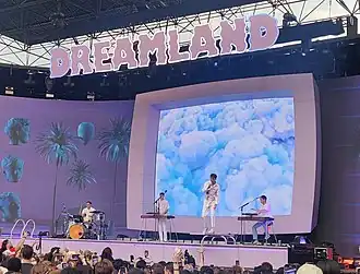 Glass Animals performing in 2022