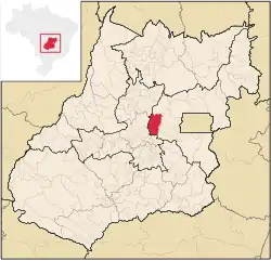 Location of Pirenópolis