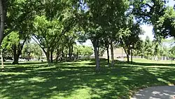 View north towards the Mancini Bowl