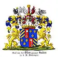 Countly coat of arms of Osten-Sacken