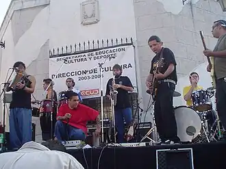 El Gran Silencio performing at Barrio Antiguo, Monterrey in 2005