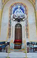 Interior of the synagogue