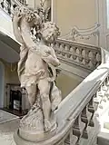 One of the two putti (right) in the main staircase of the Palace