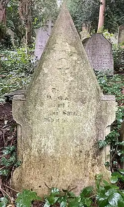 Victorian tombstone