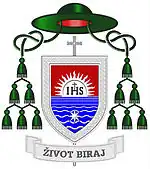 Valentin Pozaić's coat of arms