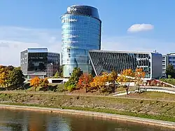 Green Hall business centre in Žvėrynas.