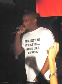 Greydon Square at the Great American God-Out in Manhattan, November 15, 2007.