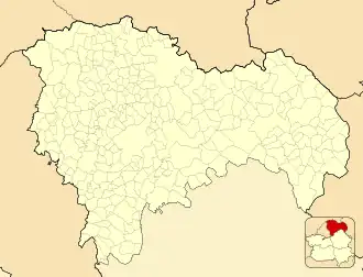 Anguita is located in Province of Guadalajara