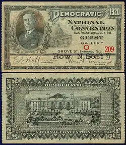 Democratic Convention guest pass