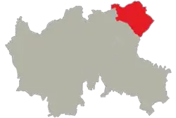 Location of Guirsch in Arlon