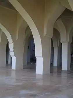 Arches inside the mosque