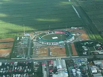 Providence Stadium from the air