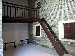 Stairs to the upper floor