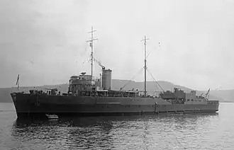 HMS Guardian in 1934