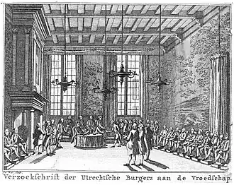 "Verzoekschrift der Utrechtsche Burgers aan de Vroedschap." (1783)