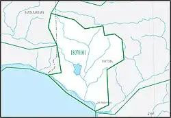 USGS hydrologic unit 18070101 boundary map