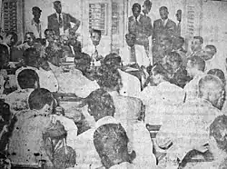 Haitian Socialist Party meeting, 1947