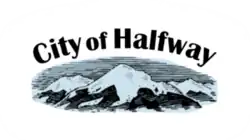 Official logo of Halfway, Oregon